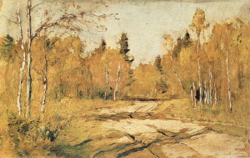 Levitan, Isaak The Sunshine of Autumn France oil painting art